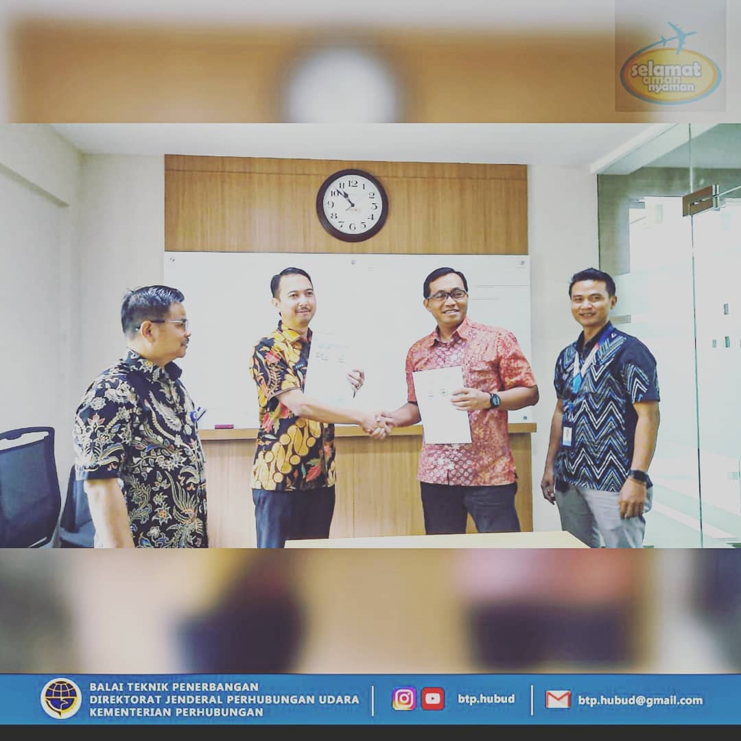 Tanda Tangan Perjanjian Kerjasama dengan PT. PP Presisi di Bandar Udara International Minangkabau - Padang